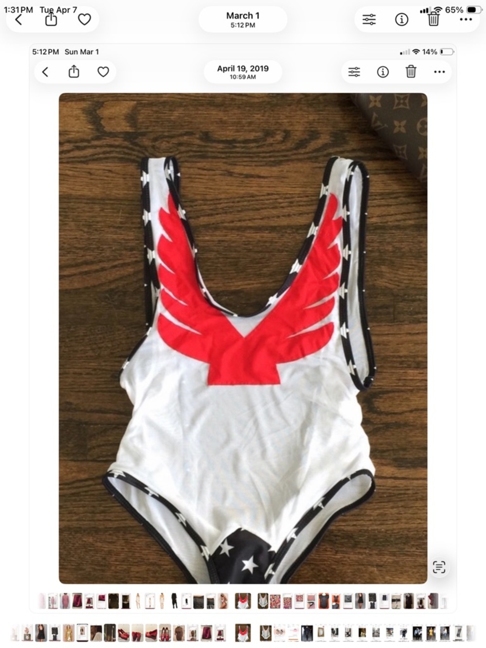 NWOT ONE PIECE BATHING SUIT